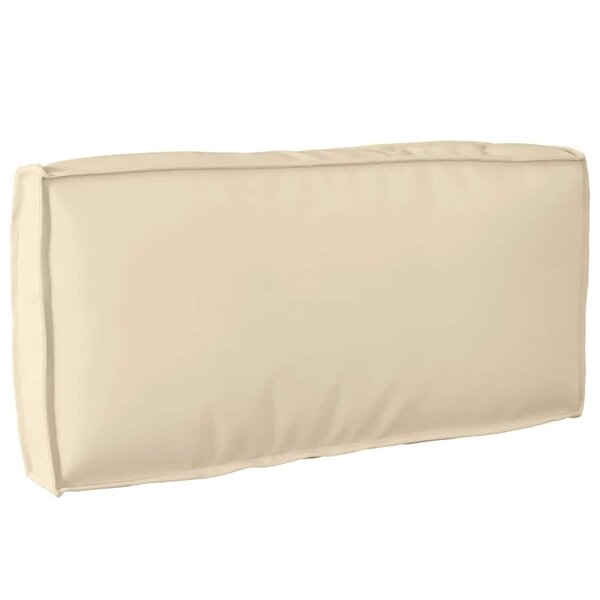 vidaXL Coussin Tissu Oxford Beige 80 x 40 x 12 cm