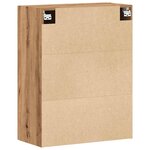 vidaXL Armoire murale chêne artisanal 60x31x70 cm bois d'ingénierie