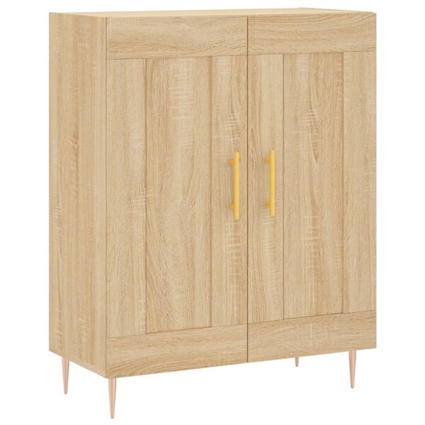 vidaXL Buffet chêne sonoma 69 5x34x90 cm bois d'ingénierie