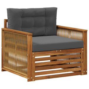 vidaXL Sofa de milieu extérieur Naturel