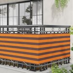 vidaXL Écran de balcon 75 x 200 cm Tissu Oxford Rectangulaire