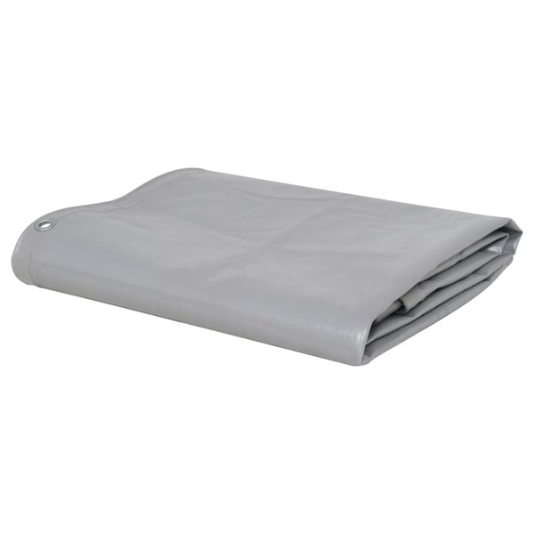 vidaXL Bâche 650 g / m² 3x3 m Gris