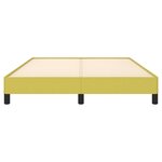 vidaXL Cadre de lit sans matelas vert 140x200 cm tissu