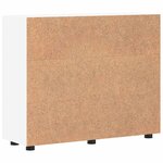 vidaXL Buffet avec étagère Blanc 55.5 x 29 x 100 cm Bois d'ingénierie