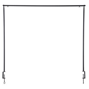 Esschert Design Tige de table décorative avec pince noir