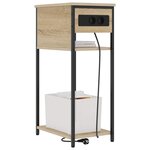 vidaXL Cabinet de chevet Chêne Sonoma 41 x 28 x 76 cm