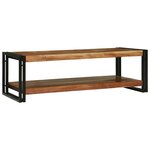 vidaXL Table basse Marron 120 x 50 x 38 cm Bois d'Acacia Massif