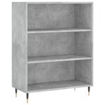 vidaXL Buffet gris béton 69 5x32 5x180 cm bois d'ingénierie
