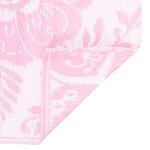vidaXL Tapis d'extérieur ARAKIL rose 80x150 cm PP