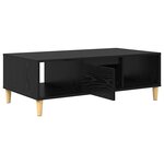 vidaXL Table basse Chêne noir 103 5 x 60 x 35 cm Bois d'ingénierie