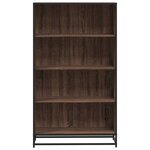 vidaXL Bibliothèque chêne marron 80 5x35x139 cm bois d'ingénierie