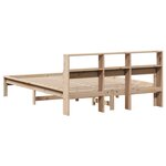 vidaXL Lit bibliothèque sans matelas 120x190 cm bois de pin massif