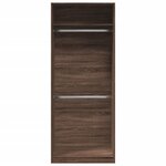 vidaXL Garde-robe chêne marron 80x50x200 cm bois d'ingénierie