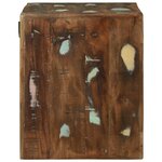 vidaXL Unites TV 2 Pièces Multicolore 36 x 30 x 36 cm Bois Recyclé Solide