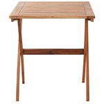 vidaXL Table de jardin 110x67x74 cm Bois d'acacia massif