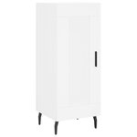 vidaXL Buffet haut Blanc 34 5x34x180 cm Bois d'ingénierie