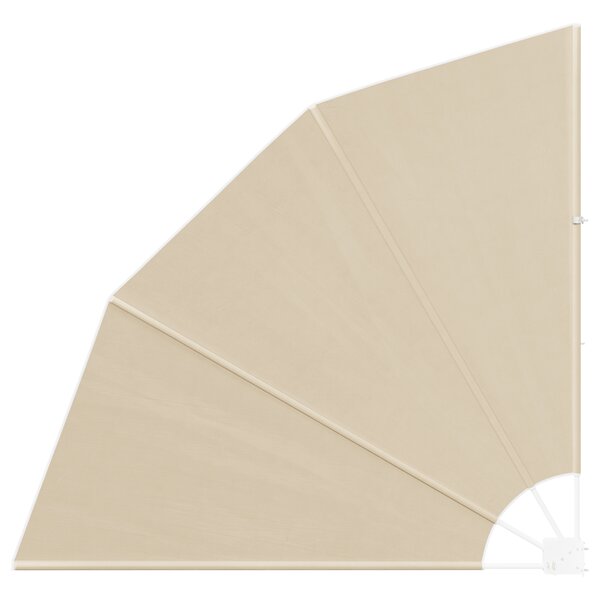 vidaXL Écran de confidentialité pour balcon Beige 140 x 140 cm tissu