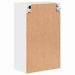 vidaXL Cabinet de salle de bain Blanc brillant 30 x 31 5 x 61 cm