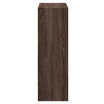 vidaXL Bibliothèque Chêne marron 60x24x76 cm Bois d'ingénierie