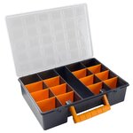 vidaXL Boîtes d'assortiment 2 Pièces séparateurs amovibles 360x250x85 mm