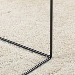 vidaXL Tapis OVIEDO à poils courts beige Ø 160 cm