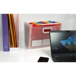 Trieur Valisette Maxi 24 compartiments polypropylène Crystal EXACOMPTA