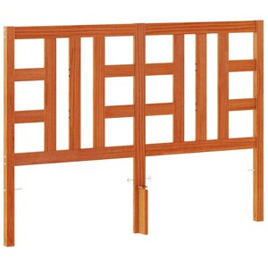 vidaXL Tête de lit cire marron 135 cm bois massif de pin
