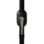 vidaXL Parasol de jardin à 3 niveaux avec mât en aluminium sable 3 m