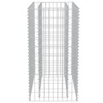 vidaXL Lit surélevé à gabion Acier galvanisé 90x50x100 cm