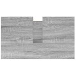 vidaXL Meuble de salle de bain avec lavabo et tiroirs 60x34 5x60 cm