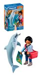 72091 Zoo : Dauphin et visiteur