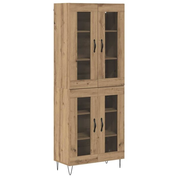 vidaXL Haut Armoire Chêne artisanal 69 5 x 34 x 180 cm