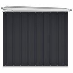 vidaXL Boîte de rangement de jardin Anthracite 149x99x93 cm