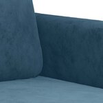 vidaXL Fauteuil Bleu 60 cm Velours