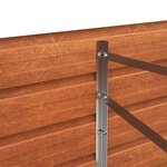 vidaXL Lit surélevé de jardin rouillé 160x40x45 cm acier corten