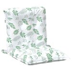 vidaXL Coussin de Chaise Basse 6 Pièces Blanc 100 x 50 x 7 cm oxford