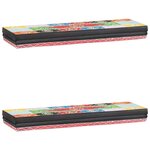 vidaXL Étagères Murales 2 pièces 60x20x6 cm Bois Manou