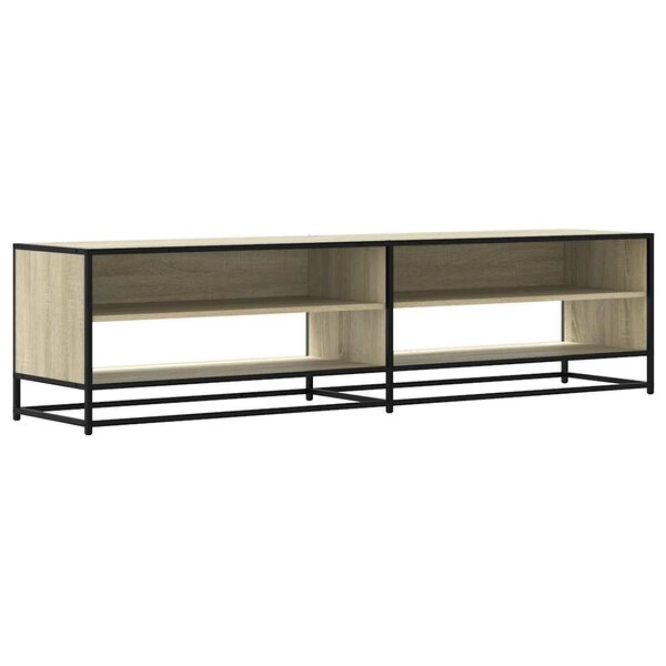 vidaXL Meuble TV chêne sonoma 180 5x40x46 cm bois d'ingénierie