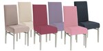 Housse de chaise extensible 23 x 18 x 18 cm - Rose