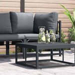 vidaXL Mobilier de jardin Anthracite Acier