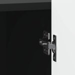 vidaXL Cabinet de chevet 2 Pièces Noir 43 x 34 5 x 52 cm