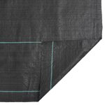 vidaXL Membrane anti-mauvaises herbes noir 0 5x200 m PP