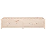 vidaXL Lit de jour sans matelas 80x200 cm bois de pin massif