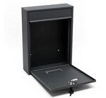 Boite aux lettres murale Courrier Anthracite 26 x 8 5 x 35 cm