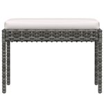 Salon de jardin meuble d'extérieur ensemble de mobilier 6 pièces avec coussins résine tressée gris 02_0016864