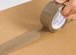 Lot de 40 cartons 50x30x30 cm poignées renforcées double épaisseur + 1 rouleau adhésif 68 m