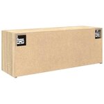 vidaXL Armoire murale de bain chêne sonoma 80x25x30 cm bois ingénierie