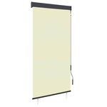 vidaXL Store roulant d'extérieur 100 x 250 cm Crème