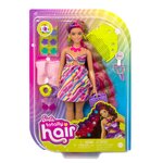 Mattel HCM89 - Barbie Poupée Barbie Ultra Chevelure plantureuse avec 15 accessoires