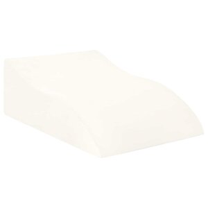 vidaXL Coussin pour jambes Blanc 68 x 40 x 21 5 cm